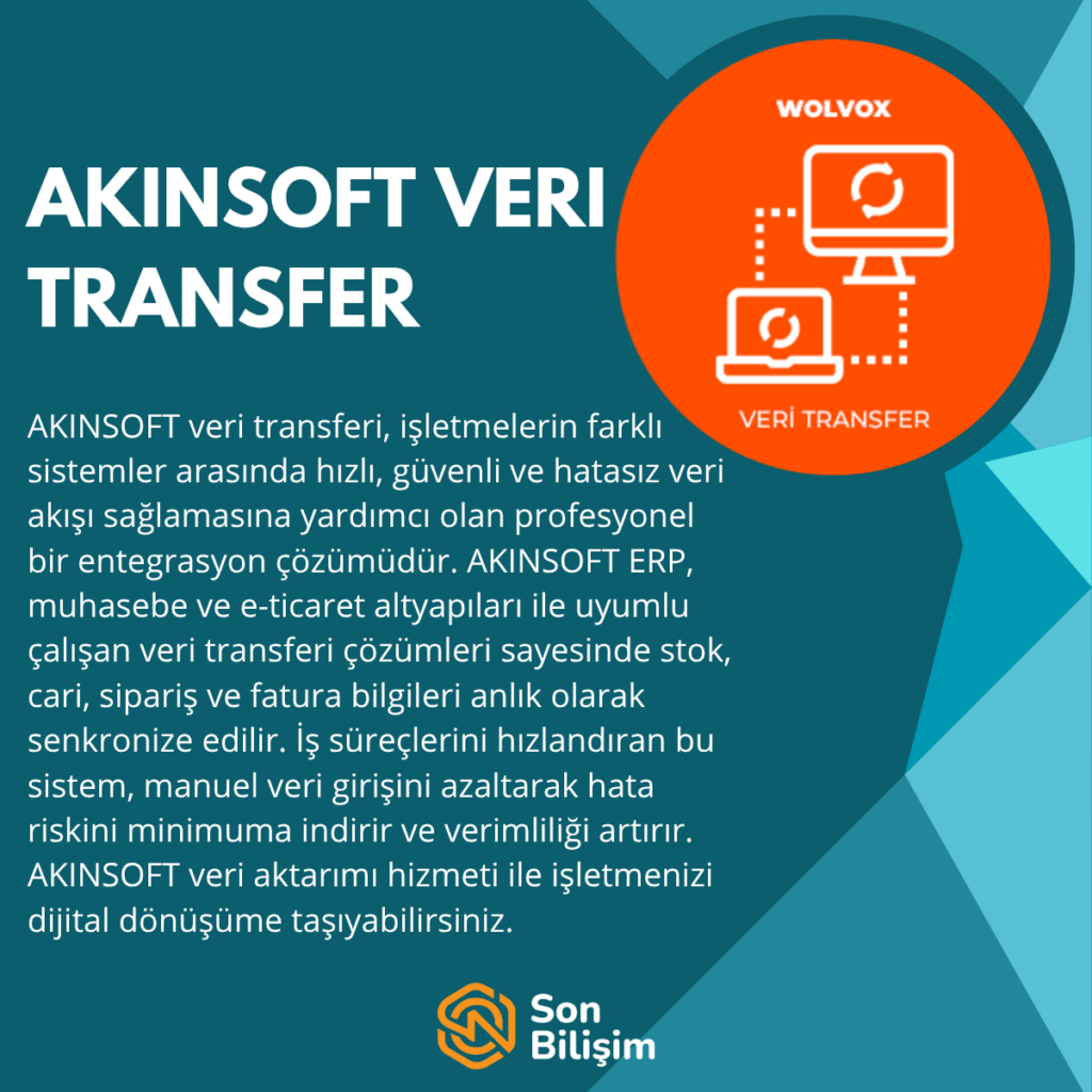 akinsoft veri transferi
